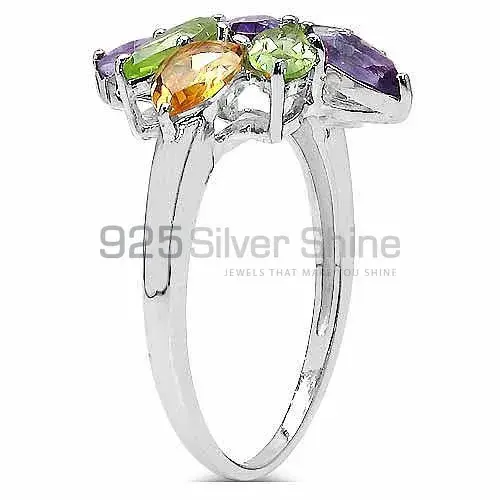 Genuine Multi Gemstone Rings In Fine 925 Sterling Silver 925SR3285_1