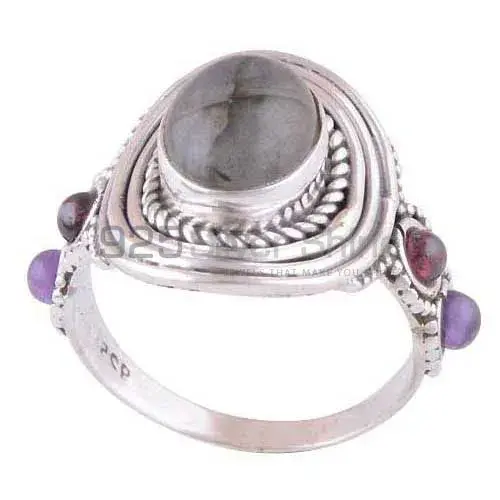 Genuine Multi Gemstone Rings Manufacturer In 925 Sterling Silver Jewelry 925SR2981_0