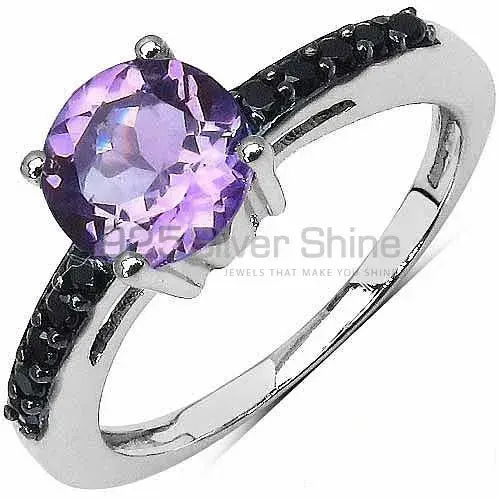 Genuine Multi Gemstone Rings Suppliers In 925 Sterling Silver Jewelry 925SR3054