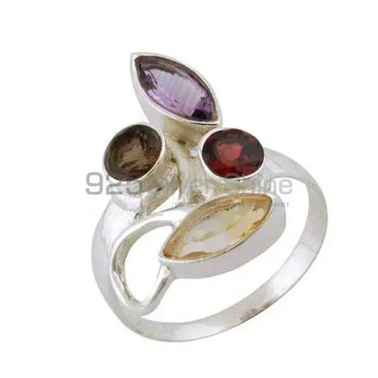 Genuine Multi Gemstone Rings Suppliers In 925 Sterling Silver Jewelry 925SR3385_0