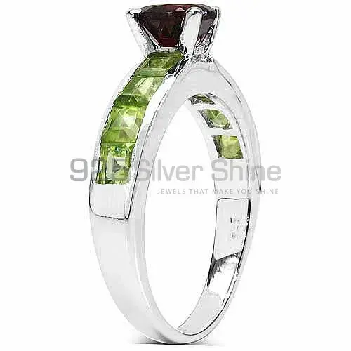 Genuine Multi Gemstone Rings In 925 Sterling Silver Jewelry 925SR3130_1