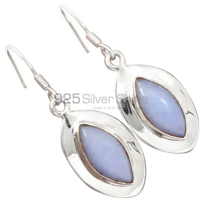 Genuine Opal Gemstone Earrings In 925 Sterling Silver Jewelry 925SE2684_1
