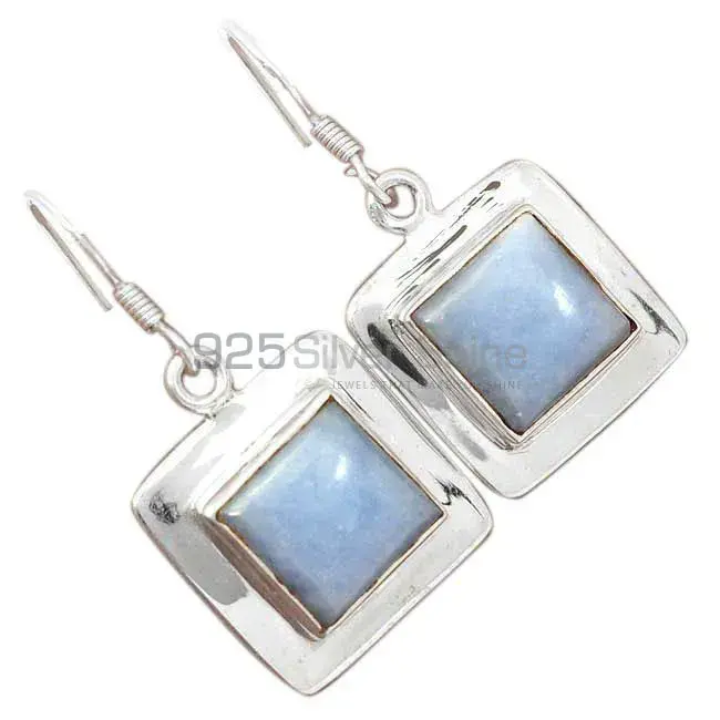 Genuine Opal Gemstone Earrings Manufacturer In 925 Sterling Silver Jewelry 925SE2684_1