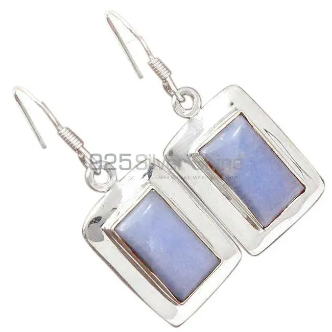 Genuine Opal Gemstone Earrings Manufacturer In 925 Sterling Silver Jewelry 925SE2684_4