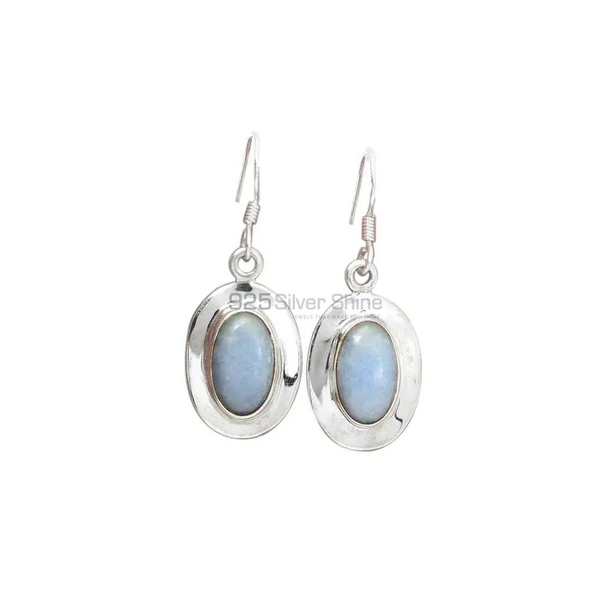 Genuine Opal Gemstone Earrings In 925 Sterling Silver Jewelry 925SE2684_6