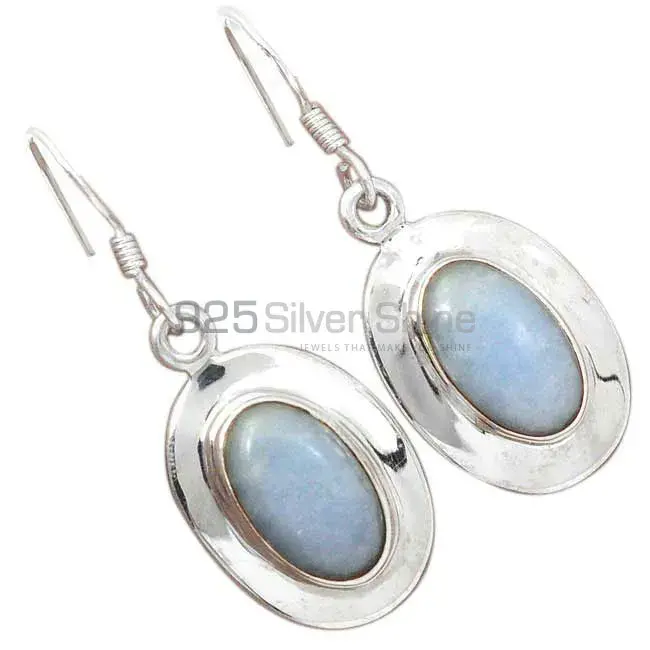 Genuine Opal Gemstone Earrings Manufacturer In 925 Sterling Silver Jewelry 925SE2684_6