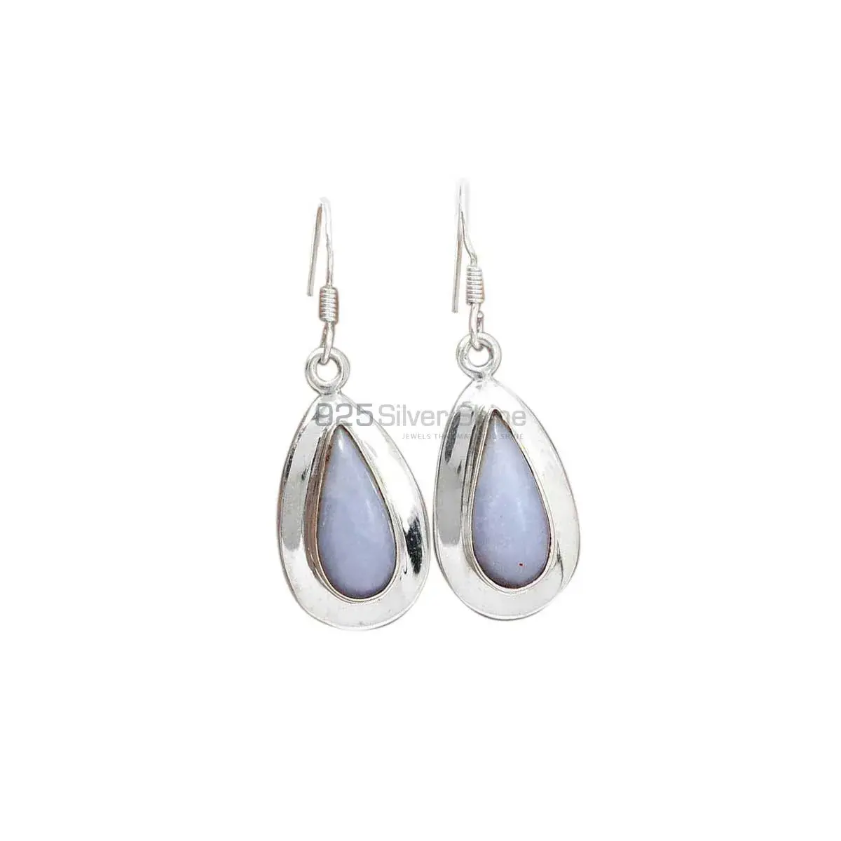 Genuine Opal Gemstone Earrings Manufacturer In 925 Sterling Silver Jewelry 925SE2684_7