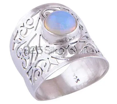 Genuine Opal Gemstone Rings In 925 Sterling Silver 925SR2869