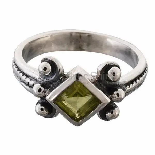 Sterling Silver Peridot Boho Design Rings 925SR3673_0