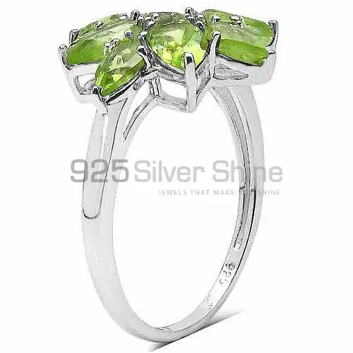 Genuine Peridot Gemstone Rings In Fine 925 Sterling Silver 925SR3364_0