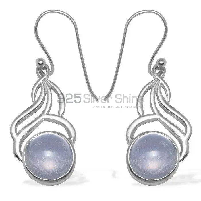Genuine Rainbow Moonstone Earrings Manufacturer In 925 Sterling Silver Jewelry 925SE817