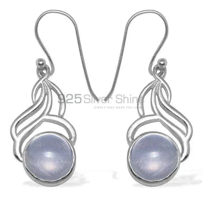 Genuine Rainbow Moonstone Earrings In 925 Sterling Silver Jewelry 925SE817_0