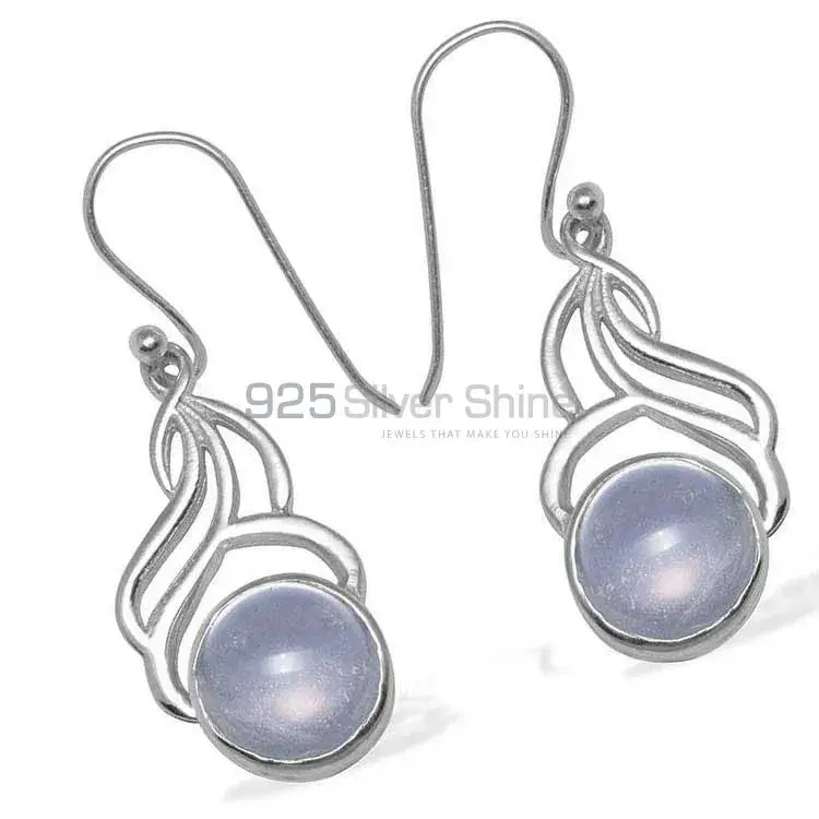 Genuine Rainbow Moonstone Earrings Manufacturer In 925 Sterling Silver Jewelry 925SE817_0