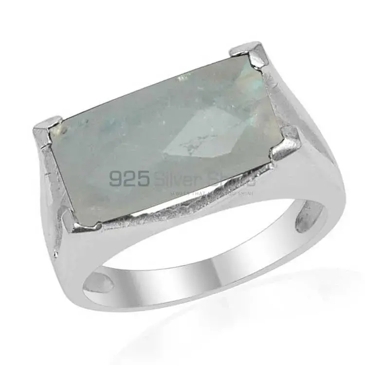 Genuine Rainbow Moonstone Rings In 925 Sterling Silver 925SR1529_0