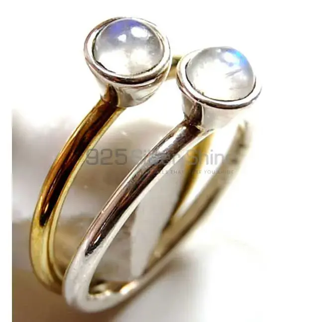 Genuine Rainbow Moonstone Rings In 925 Sterling Silver Jewelry 925SR3779