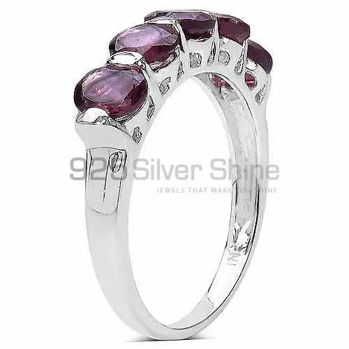 Genuine Rhodonite Gemstone Rings Manufacturer In 925 Sterling Silver Jewelry 925SR3233_0
