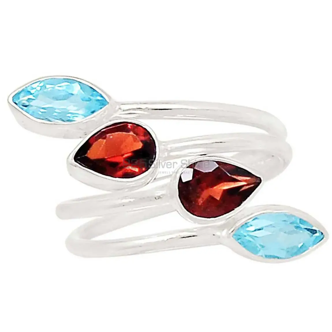 Genuine Rings Jewelry In Sterling Silver 925SR2232