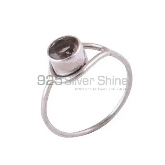 Genuine Smoky Quartz Gemstone Rings In 925 Sterling Silver 925SR3437_0