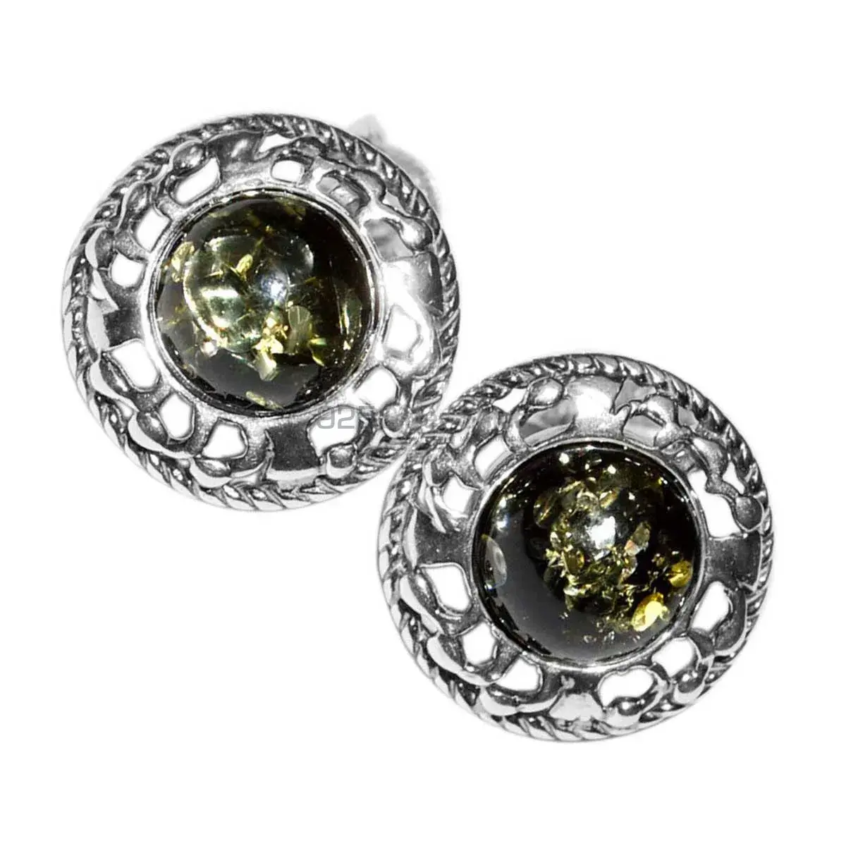 Genuine Turtella Jasper Gemstone Earrings In 925 Sterling Silver Jewelry 925SE2923_1