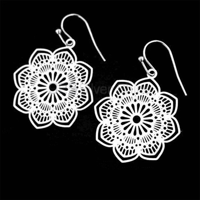 Geometric Minimalist Dangle Earring In Silver GMME286