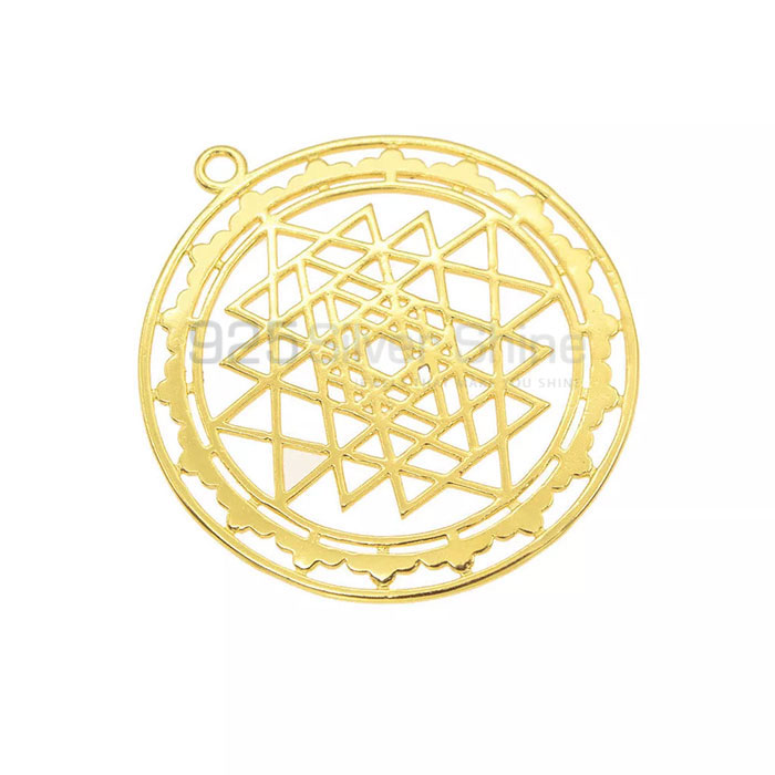 Good Quality Geometric Minimalist Pendant In Silver GMMP300_0