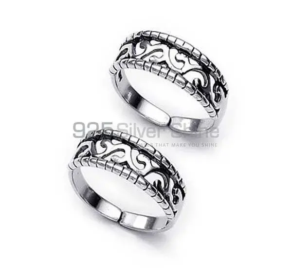 Handmade 925 Silver Toe Ring In Multi Gemstone Jewelry