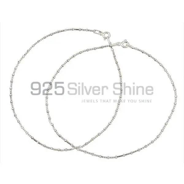 Handmade 925 Sterling Silver Anklet 925ANK26