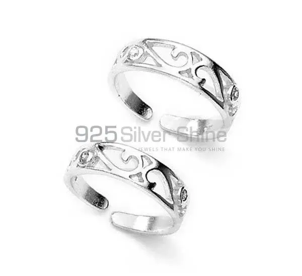 Handmade 925 Sterling Silver Butterfly Design Toe Ring
