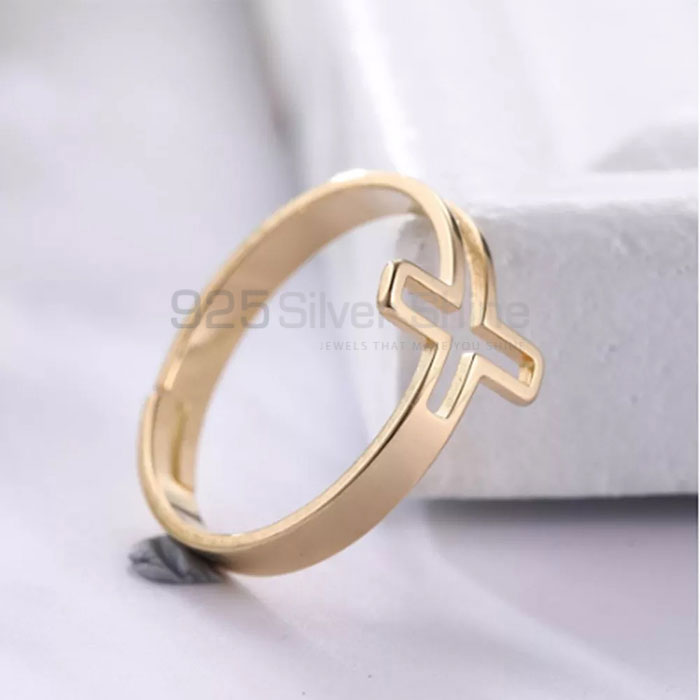 Handmade 925 Sterling Silver Cross Ring For Women's CRMR81_2