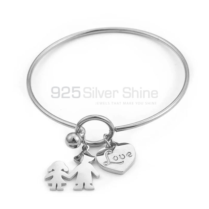 Handmade 925 Sterling Silver Family Minimalist Bangle Or Bracelet FAMB103
