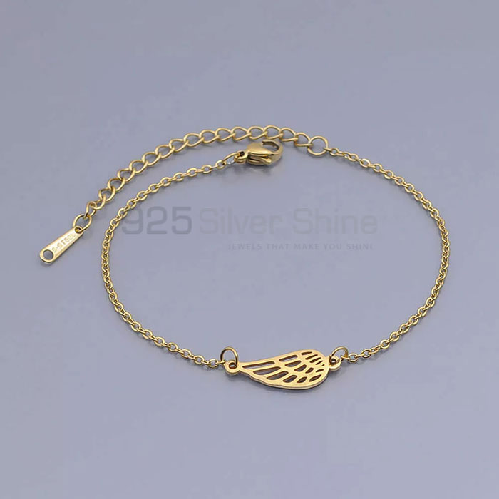Handmade Angel Wing Cremation Bracelet In 925 Sterling Silver AWMB04_0