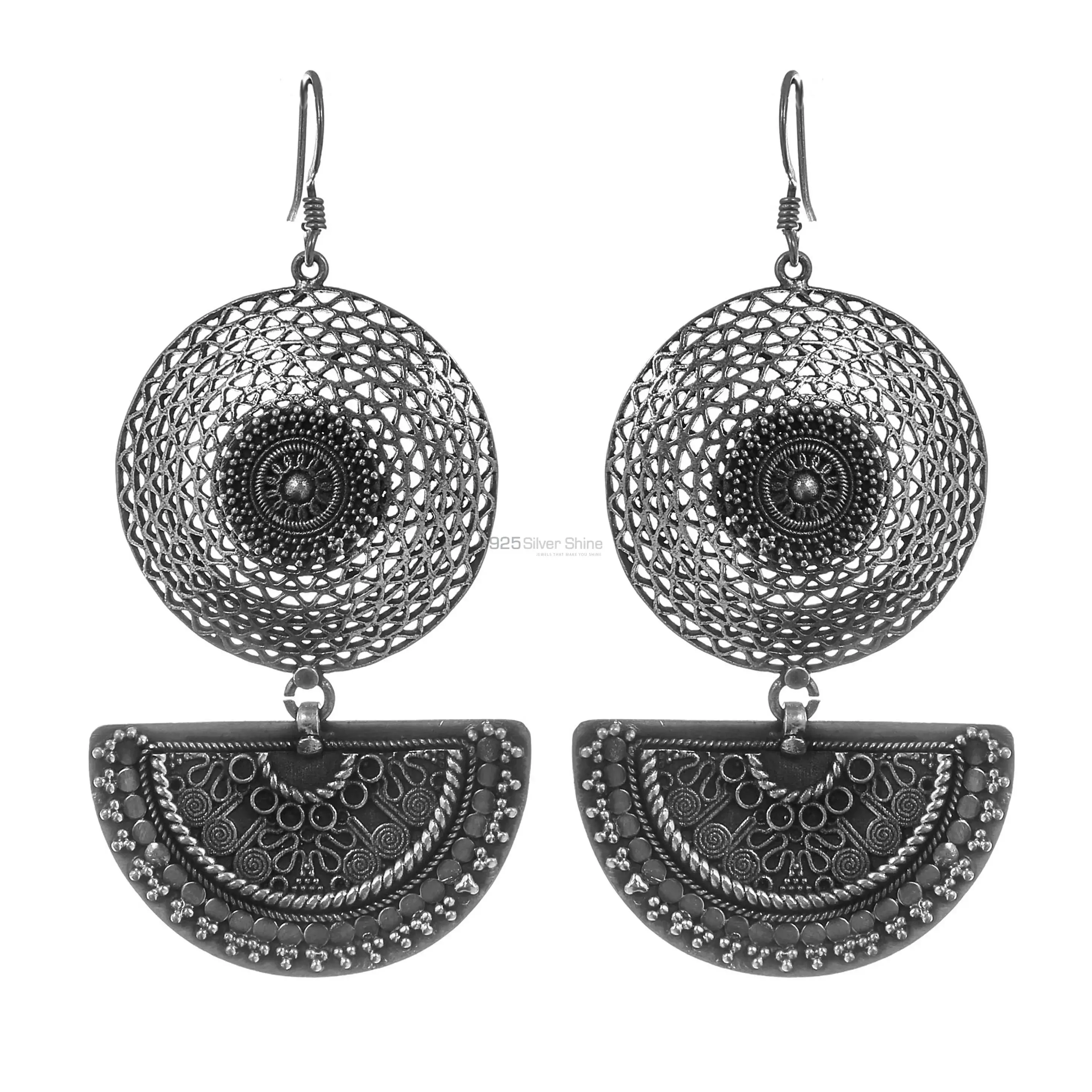 Handmade Antique Look Filigree Earring 925SE180_0