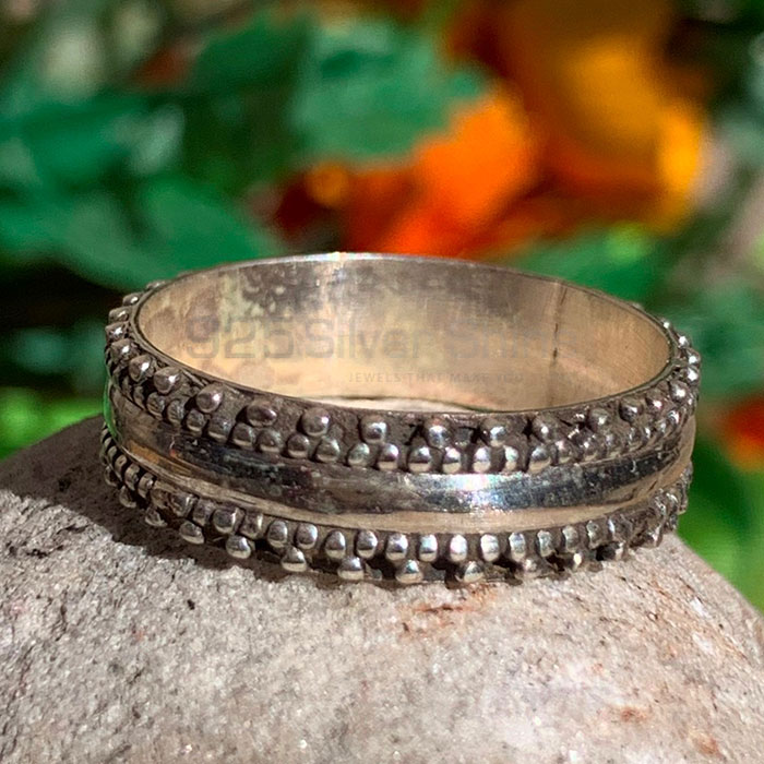 Handmade antique vintage oxidized Sterling Silver Ring SSR162_2