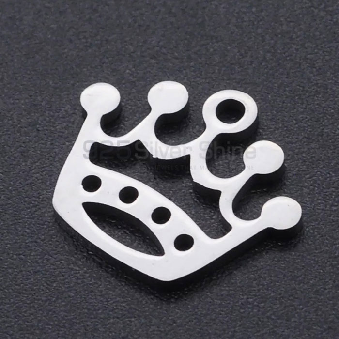 Handmade Crown Pendant In 925 Sterling Silver Minimalist Jewelry CRMP87