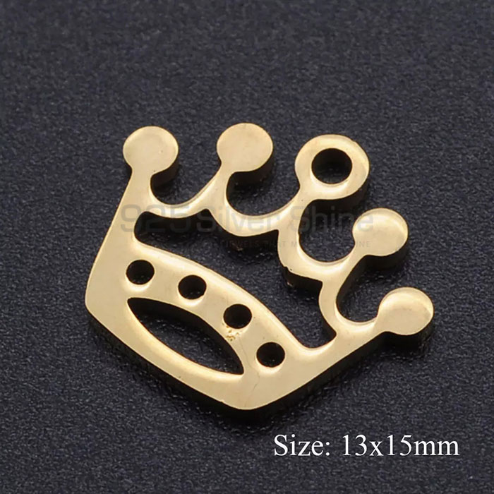 Handmade Crown Pendant In 925 Sterling Silver Minimalist Jewelry CRMP87_2