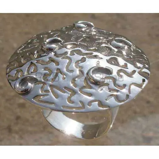 Handmade Design Plain 925 Solid Silver Rings Jewelry 925SR2485_0