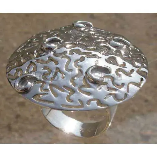 Plain 925 Solid Silver Rings Jewelry 925SR2485_1