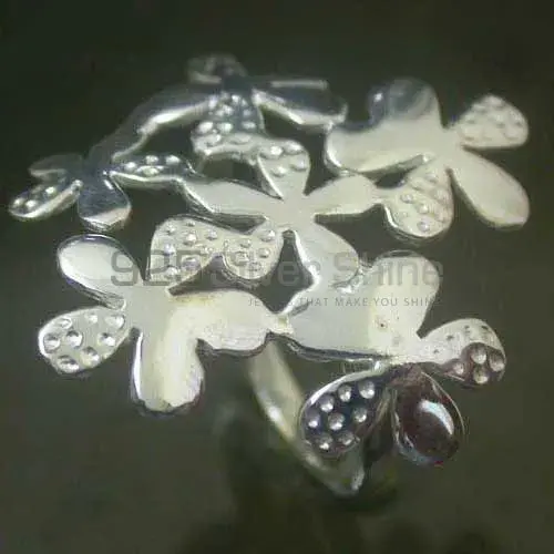 Handmade Design Plain Fine Silver Rings Jewelry 925SR2647