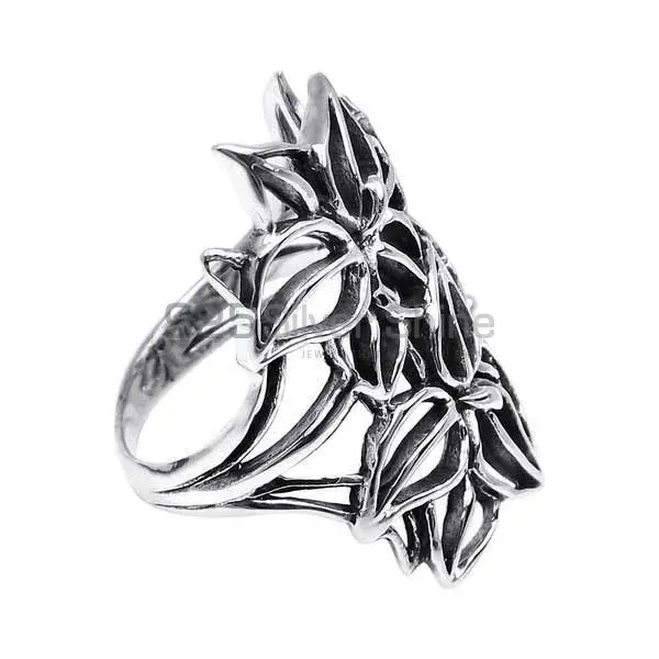 Plain Solid Sterling Silver Rings Jewelry 925SR2713_1