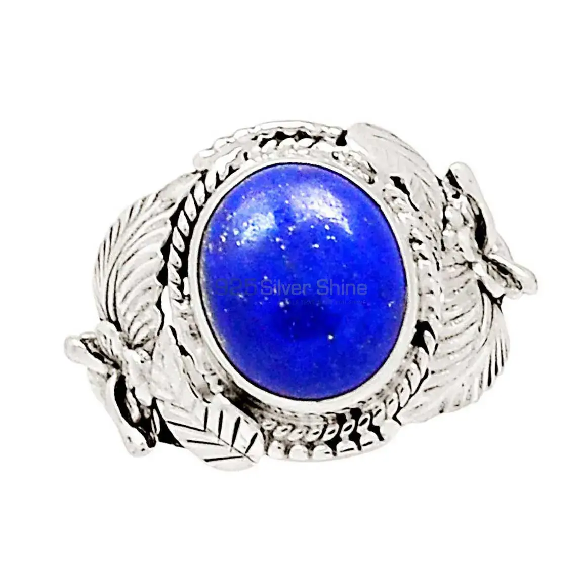 Handmade Designer Lapis Gemstone Ring In Silver Jewelry 925SR2319_0