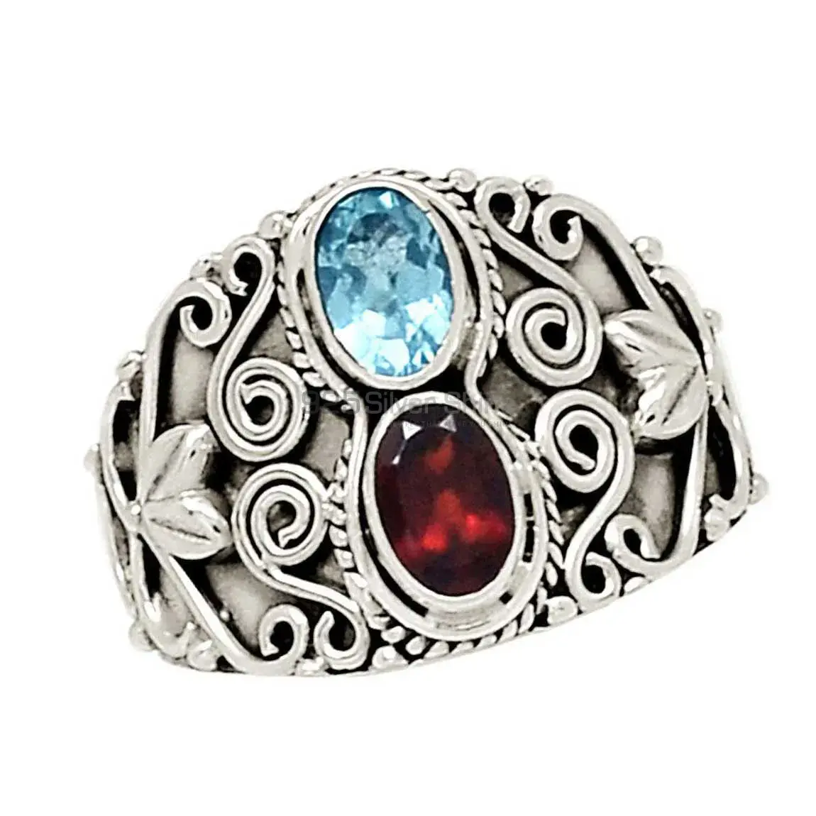 Handmade Fine Work Multi Stone Rings 925SR2228_0