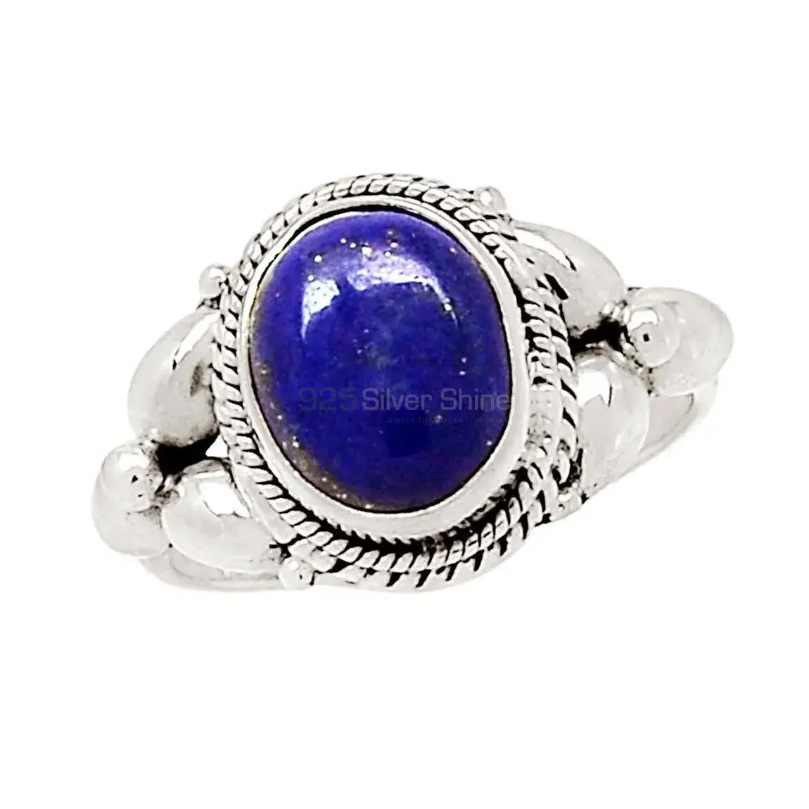 Handmade Lapis Lazuli Stone Rings In Silver Jewelry 925SR2322_1