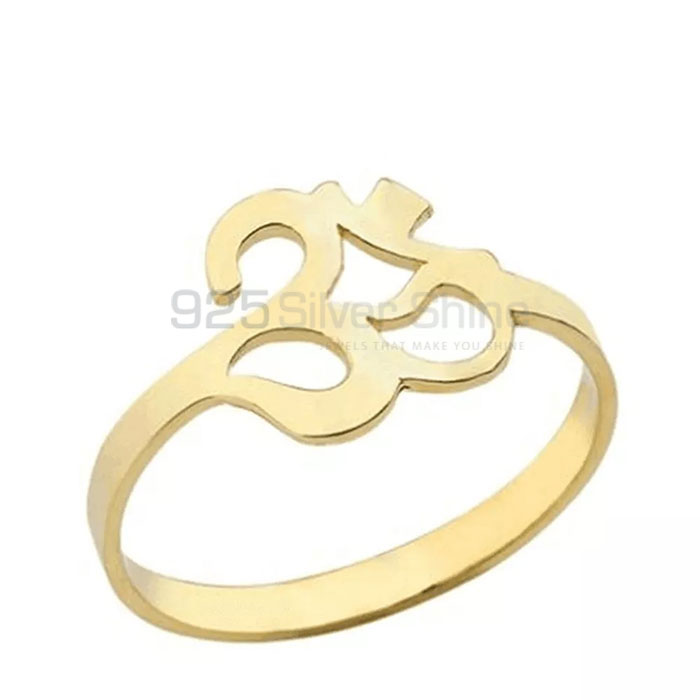 Handmade Om Symbol Yoga Ring In Sterling Silver SMMR585_0