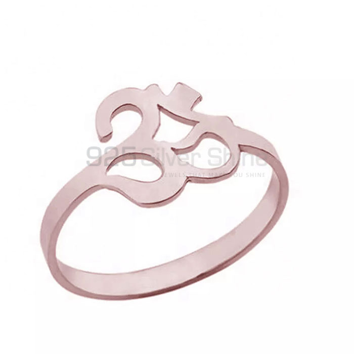 Handmade Om Symbol Yoga Ring In Sterling Silver SMMR585_1