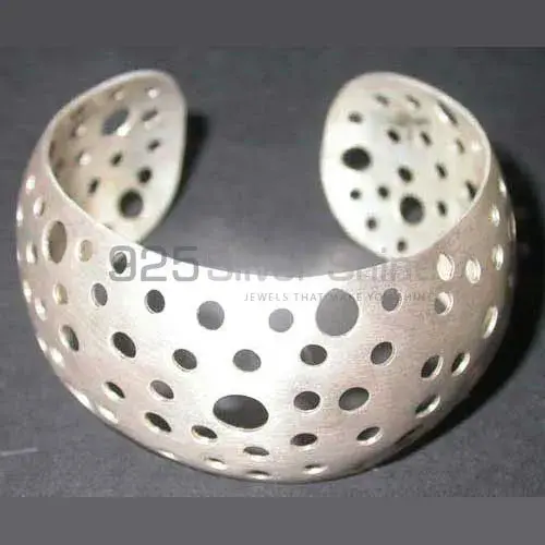Handmade Plain Fine Silver Cuff Bangle Or Bracelets 925SSB332