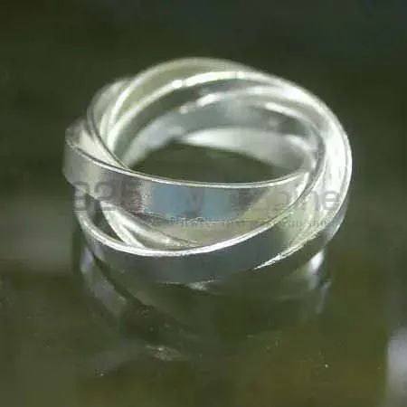 Handmade Plain Sterling Silver Rings Jewelry 925SR2481