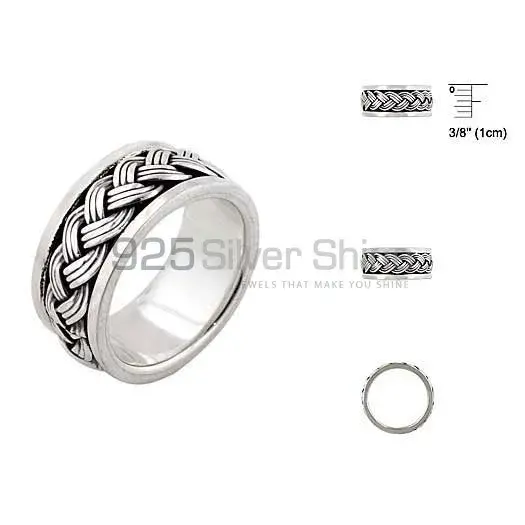 Handmade Plain Sterling Silver Rings Jewelry 925SR2676