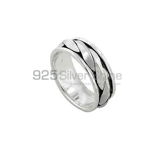 Handmade Plain Sterling Silver Rings Jewelry 925SR2676_0