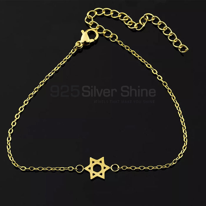 Handmade Single Star Charm Bracelet In 925 Silver STMR472_2