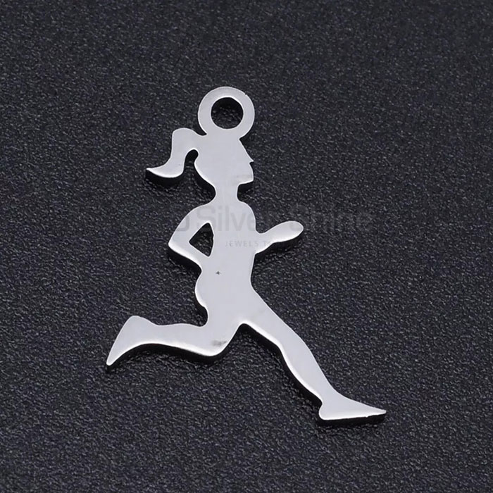 Handmade Sports 925 Silver Pendant For Running SPMP466